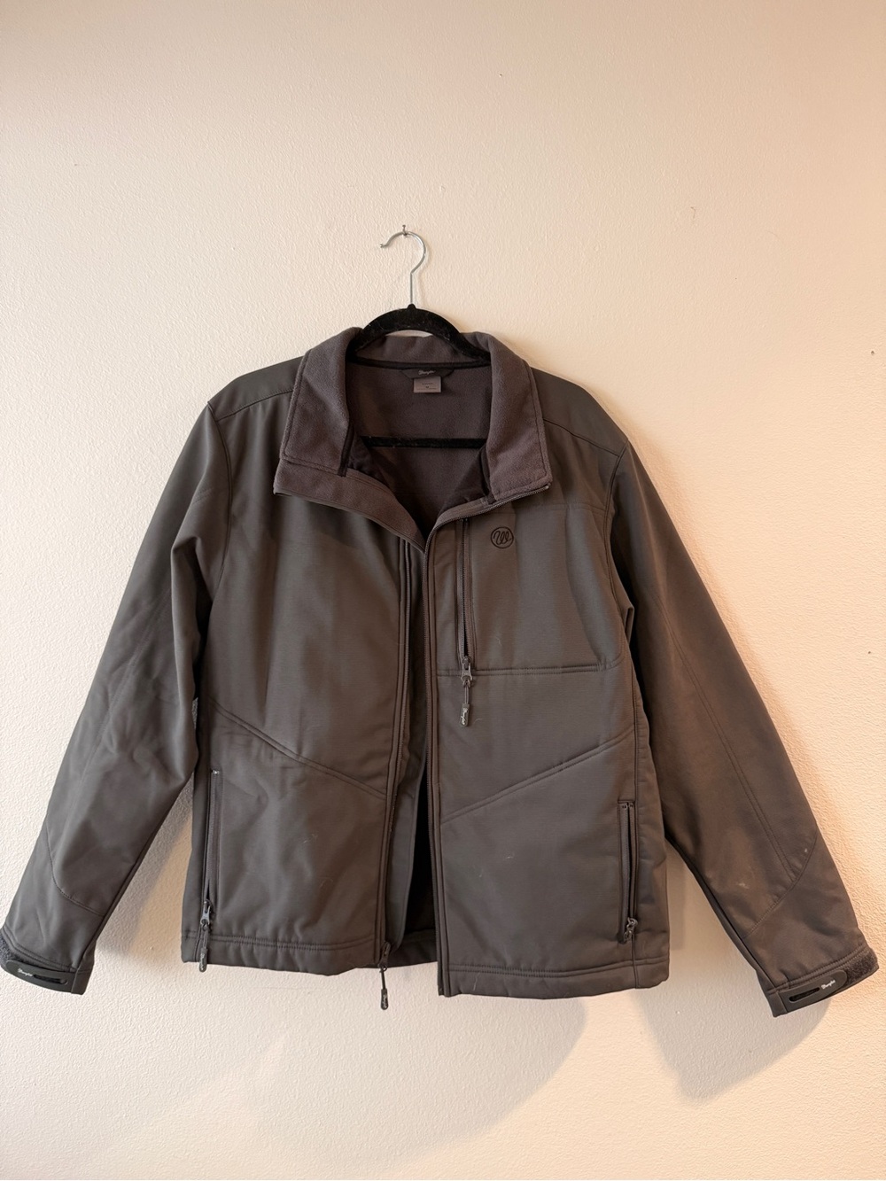 Wrangler Men's Gray Conceal Carry Trail Jacket